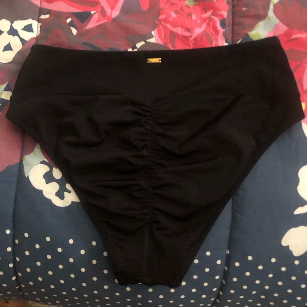 High Waisted Black Bikini Bottoms